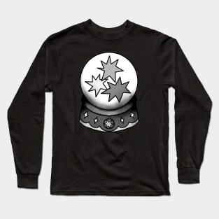 Magical Foresight | Black and White Sticker Version Long Sleeve T-Shirt